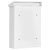 Burg Wächter 61090 LETTER 5832 Steel Letterbox White C4 Slot 2 Keys