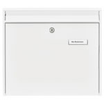 Burg Wächter 61120 MAIL 5877 Letterbox Steel White C4 Slot 2 Keys