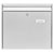 Burg Wächter 61130 Letterbox Steel Silver EN 13724 with 2 Keys