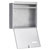 Burg Wächter 61130 Letterbox Steel Silver EN 13724 with 2 Keys
