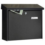 Burg Wächter 61140 JOURNAL 5867 Letterbox Galvanised Steel Black