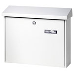 Burg Wächter 61150 JOURNAL 5867 Letterbox Steel White DIN C4 Enamel