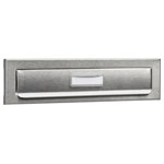 Burg Wächter 791Ni Porta Letter Plate Stainless Steel with Name Plate
