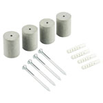 Burg Wächter ABE 1 Fitting Kit Wall Mounting for Europa 732 Mailbox