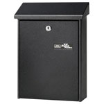 Burg Wächter DAILY 5861 E Steel Letterbox Galvanised with Keys