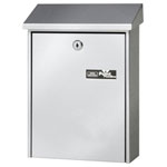 Burg Wächter 5861 SI Daily Letterbox Steel Silver Moisture Protected