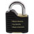 Burg Wächter Gamma 700 55 SB Padlock Brass Stainless Steel Black EU Cylinder