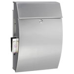 Burg Wächter Hamburg 3815 Ni Letterbox Stainless Steel Protective Lacquer