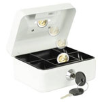 Burg Wächter MONEY 5012 Cash Box White Slot for Coins Includes 2 Keys