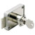 Burg Wächter MZ 83.SB Furniture Lock Brass Nickel-Plated Keyed Different