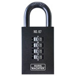 Burg Wächter Numero 97 50 SB Padlock 50mm Solid 4-Digit Numeric Lock