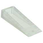 Burg Wächter TKL 2010 T Door Stop Transparent Plastic Wedge 100x35x16mm