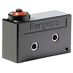 Burgess V9NLR1H Microswitch 250V 10A On/(On) IP67 Momentary Metal Housing