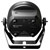Cameo CLROOTPAR6 ROOT PAR 6 LED PAR Spotlight 6x12W 1800lm DMX Black