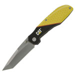 CAT 980047 Knife 7.5 cm Tanto Blade Aluminium Handle Liner-Lock
