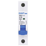 Chint 179614 NB1L Circuit Breaker 1-Pin 10A Overload/Short Circuit Protection