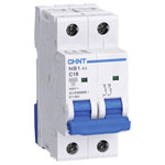Chint 179642 NB1L Circuit Breaker 2-Pin 10A Protects Against Overload