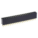 Connfly DS1023-2*9SF1-1 SIL Socket 2 Rows 9 Pins Per Row Standard Tube
