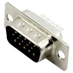 Connfly DS1035-15MBNSISS D-SUB Plug 15 Pins 180° Soldering 1 piece