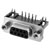 Connfly DS1037-09FNAKT74-0CC D-SUB Receptacle 9 Pins Solder Tray