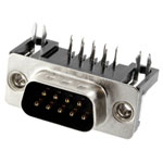 Connfly DS1037-09MNBKT7-0CC D-SUB Pin Strip 9 Pins Solder Tray 1 piece