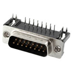 Connfly DS1037-15MNBKT7-0CC D-SUB Pin Strip 15 Pins Solder Tray 1 piece