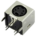 Connfly DS1093-01-BN40 Mini DIN Socket 4 Pin Mounted 1 piece
