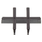 CONTA-CLIP 28519.4 KDS-Inlay Cable Grommet IP66 Black 5 pcs Polyamide