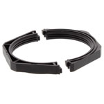 CONTA-CLIP 28620.4 KDS-GM 50 BK Locknut PA 6.6 Black 5 pcs Metric