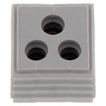 CONTA-CLIP 28688.6 KDS-DE Sealing Element IP66 Grey 10pcs 6mm Max Cable