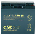 CSB Battery EVX12170 AGM Battery 12V 17Ah Maintenance-free Long Life