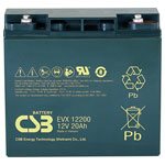 CSB EVX12200 EVX Series VRLA Battery 12V 20Ah AGM Maintenance-Free