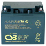 CSB EVX12400-I1 EVX Battery 12V 40Ah AGM M5 Connector Maintenance-Free