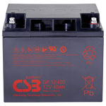 CSB GP12400B8 AGM Lead-Acid Battery 12V 40Ah Ideal for UPS/Standby