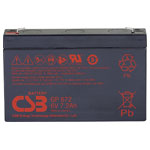 CSB Battery GP672F1 Standby VRLA 6V 7.2Ah 151x101x34mm Blade Terminals