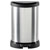 Curver 240568 Deco Bin 15L Silver/Black with Pedal and Inner Bucket