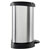 Curver 240568 Deco Bin 15L Silver/Black with Pedal and Inner Bucket