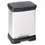 Curver 240642 DECO Bin Garbage Bin 30L Silver/Black 390x510x290mm