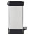 Curver 240642 DECO Bin Garbage Bin 30L Silver/Black 390x510x290mm