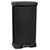 Curver 246364 Deco Bin 50L Black Stylish Pedal Waste Container Silent-Close