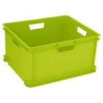 Curver 259598 Unibox Classic Storage Box Light Green 15L Stackable Robust