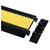 DEFENDER 85008 End Piece TPU Black 3 Channels 146mm Professional Cable Bridge