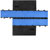 DEFENDER 869350BLU Cable Bridge Polyurethane Black/Blue 5 Channels