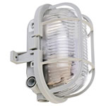 Deko Light 401013 Syrma Oval Outdoor Ceiling/Wall Light E-27 Grey