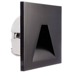 Deko Light 620177 Alwaid 2 LED Recessed Wall Light 4W Black 68mm Box