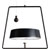 Deko Light 620184 Miram LED Pendant Light 2.2W Black Monochrome