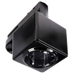 Deko Light 710026 D Line Adapter High Voltage Rail 3-Phase Black