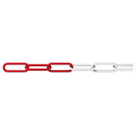 Dörner + Helmer 138103 Chain Barrier 25m Red/White Durable and Visible