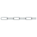 Dörner + helmer 171832G Link Chain Silver Steel Zinc Galvanised 30m