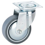 Dörner + helmer 770200C Swivel Wheel 75mm 50kg TPE Galvanised Steel